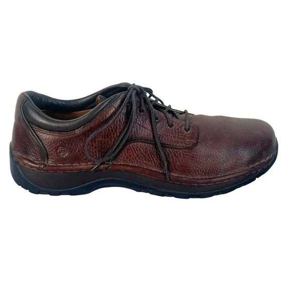 vtg Red Wing Shoes 8704 Safety Toe Oxfords Mens sz 10‎ Brown  display picture 2